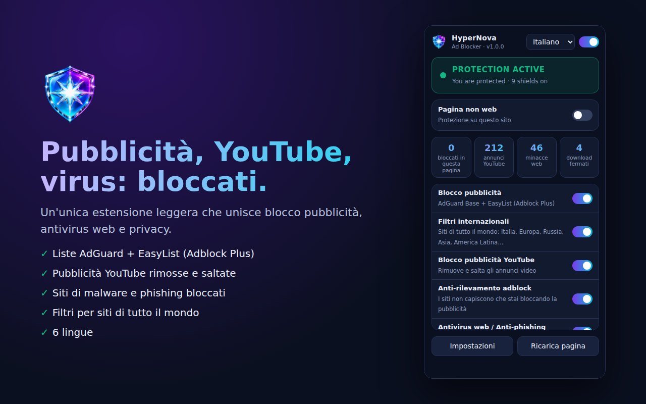 Popup HyperNova Ad Blocker